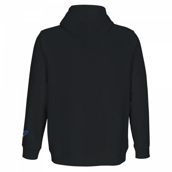 minimal logo embroidery – unisex zip hoodie – cozy, stylish design, sustainable