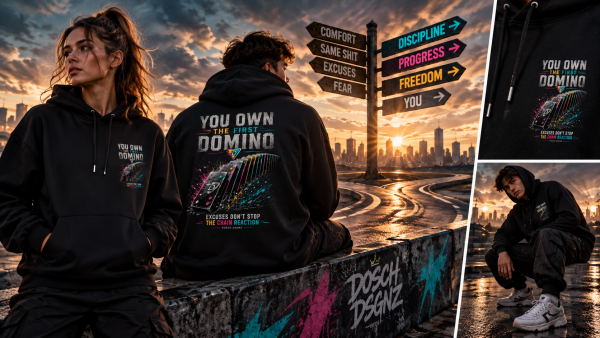 design you own the firts domino mockup